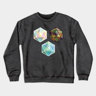 Mythical Creatures D20 Dice Set Crewneck Sweatshirt